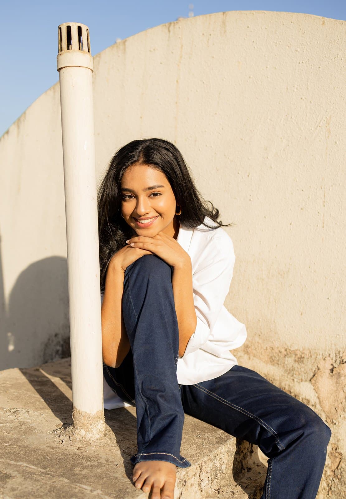 Malavika Chitoor, golden hour rooftop